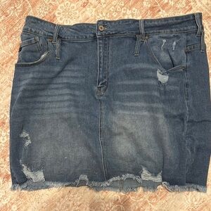 KanCan Blue Mini Pencil Skirt Casual